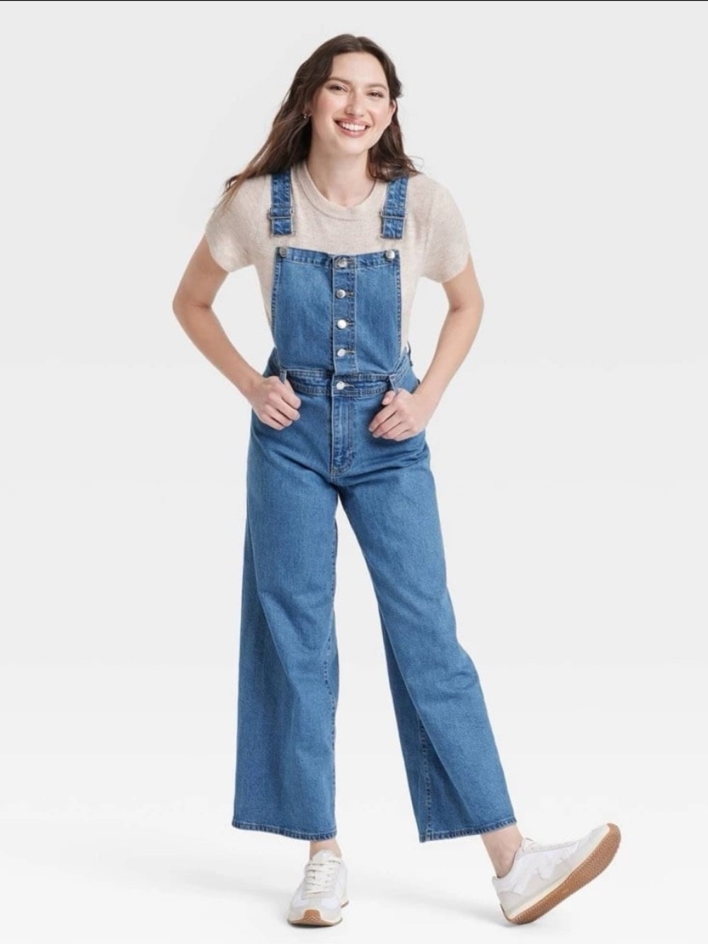 Universal Thread denim sailor overalls